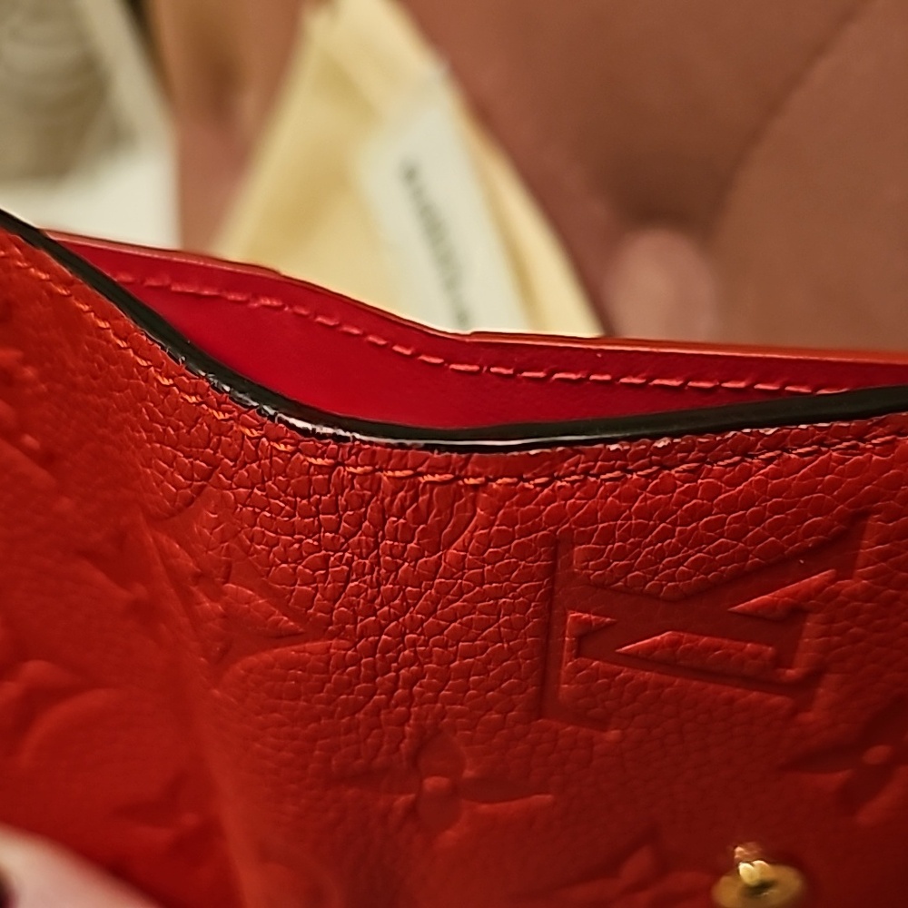Authentic Louis Vuitton Victorine Empreinte Trifold Leather Wallet - Picture 14 of 16